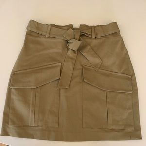 Zara belted mini skirt